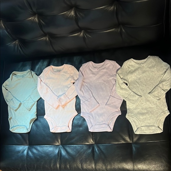 Carter's Other - Carter's Blue and Pink Bodysuits Set Soft Cotton One Pieces